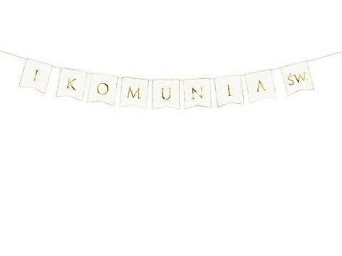 Girlanda, Baner I Komunia Święta, 15x133cm Girlanda, Baner I Komunia Święta, 15x133cm