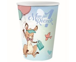 Kubeczki papierowe Roczek - Kangurek, 270 ml/ 6 szt.