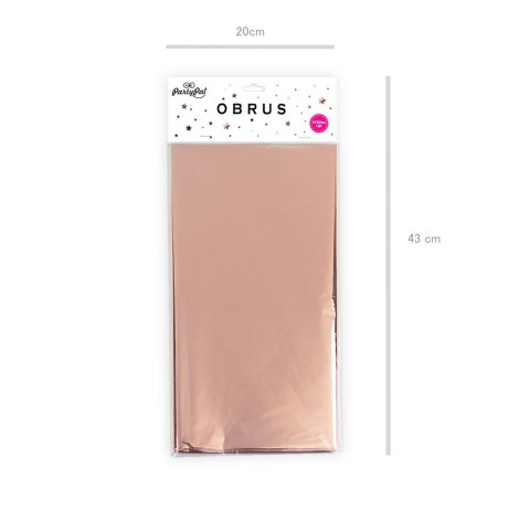 Obrus foliowy Rose Gold Różowe złoto 137 x 274cm Obrus foliowy Rose Gold Różowe złoto 137 x 274cm
