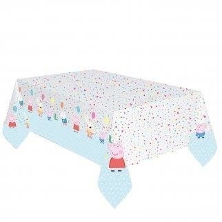 Obrus plastikowy, Świnka Peppa, 120 x 180 cm Obrus plastikowy, Świnka Peppa, 120 x 180 cm