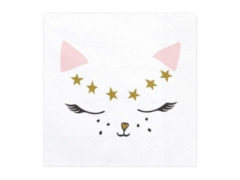 Serwetki Kotek meow, 33x33cm (1 op. / 20 szt.) Serwetki Kotek meow, 33x33cm (1 op. / 20 szt.)