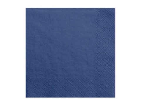 Serwetki trójwarstwowe, granatowe, 33x33cm (1 op. / 20 szt.) Serwetki trójwarstwowe, granatowe, 33x33cm (1 op. / 20 szt.)