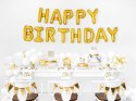 Serwetki urodzinowe z napisem Happy Birthday, 33cm, 20 szt.