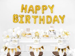 Serwetki urodzinowe z napisem Happy Birthday, 33cm, 20 szt.