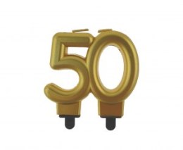 Świeczka na tort 50 urodziny, liczba „50