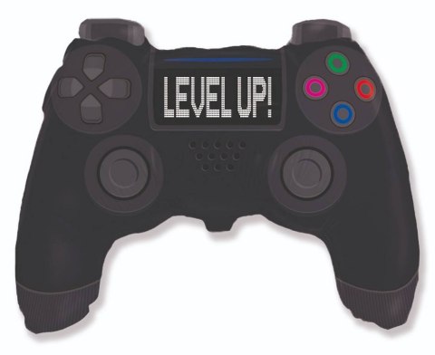 Balon Foliowy Level Up, Game Pad Kontroler, 62cm Balon Foliowy Level Up, Game Pad Kontroler, 62cm