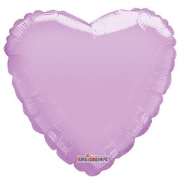 Balon Foliowy Serce, Pastelowy Róż, 46 cm