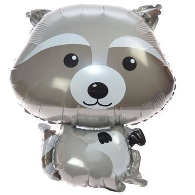 Balon Foliowy Szop pracz, zwierzęta leśne 46 cm Balon Foliowy Szop pracz, zwierzęta leśne 46 cm