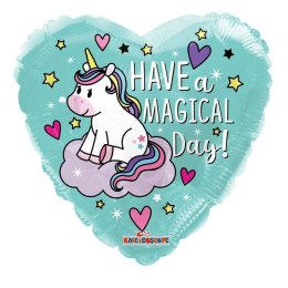 Balon Foliowy Unicorn, Have a Magical Birthday, 46 cm