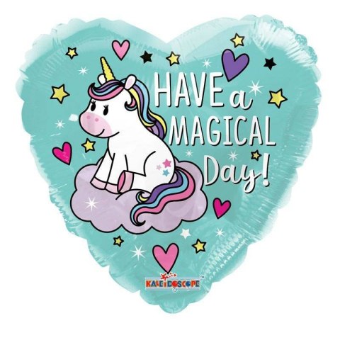 Balon Foliowy Unicorn, Have a Magical Birthday, 46 cm Balon Foliowy Unicorn, Have a Magical Birthday, 46 cm