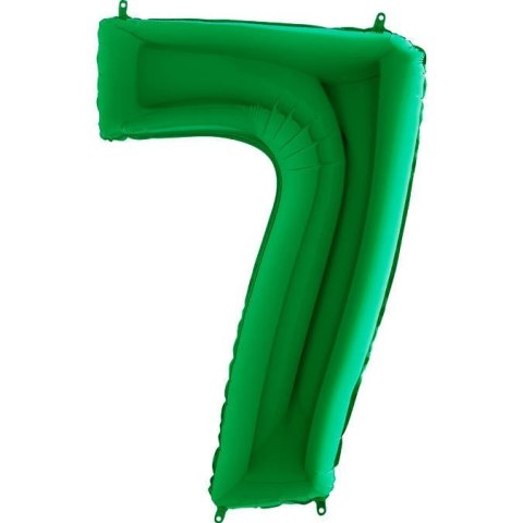 Balon foliowy Cyfra 7 Zielona - 102 cm Grabo Balon foliowy Cyfra 7 Zielona - 102 cm Grabo