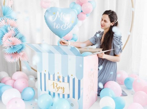 Balon foliowy Mom to Be, 35cm, niebieski Balon foliowy Mom to Be, 35cm, niebieski