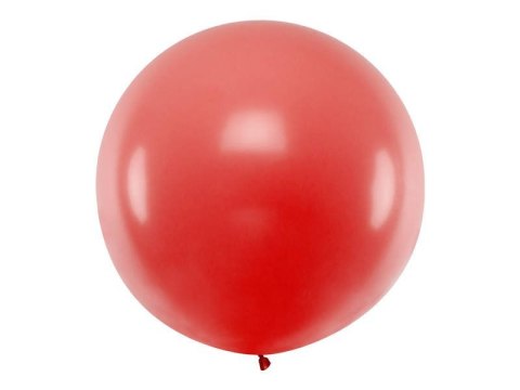 Balon lateksowy Gigant, Czerwony, Pastel Red, 1m, 1 szt. Balon lateksowy Gigant, Czerwony, Pastel Red, 1m, 1 szt.