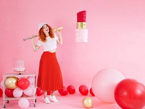 Balon lateksowy Gigant, Czerwony, Pastel Red, 1m, 1 szt. Balon lateksowy Gigant, Czerwony, Pastel Red, 1m, 1 szt.