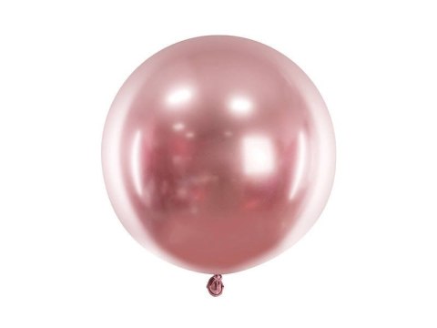 Balon lateksowy Gigant, Glossy, Chrome, Różowe Złoto, Rose Gold, 60cm, 1 szt. Balon lateksowy Gigant, Glossy, Chrome, Różowe Złoto, Rose Gold, 60cm, 1 szt.