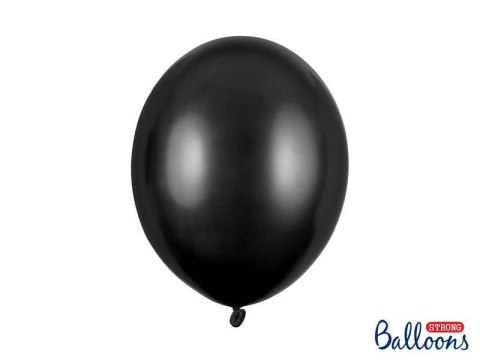 Balony lateksowe Strong, Czarne, Metallic Black, 30cm, 100 szt. Balony lateksowe Strong, Czarne, Metallic Black, 30cm, 100 szt.