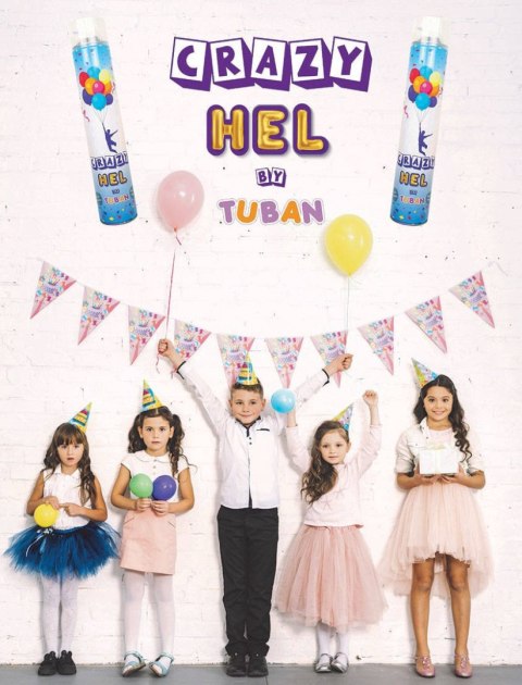 Crazy Hel Butelka, Puszka z Helem na 3 baloniki Crazy Hel Butelka, Puszka z Helem na 3 baloniki