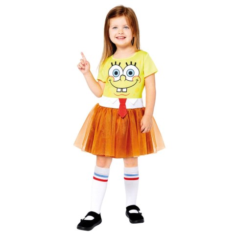 Strój, Kostium przebranie Spongebob dla dziewczynki 6-8 lat Strój, Kostium przebranie Spongebob dla dziewczynki 6-8 lat