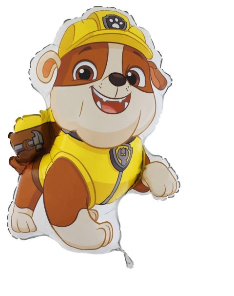 Balon Foliowy - Rubble Psi Patrol, Piesek, 74cm Grabo Balon Foliowy - Rubble Psi Patrol, Piesek, 74cm Grabo