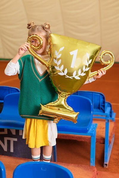 Balon Foliowy Złoty puchar, 64x61cm Balon Foliowy Złoty puchar, 64x61cm