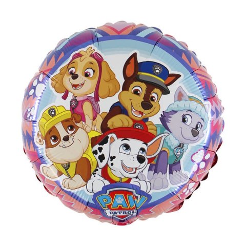 Balon foliowy Psi Patrol Adventure różowy 46 cm Pakowany Balon foliowy Psi Patrol Adventure różowy 46 cm Pakowany