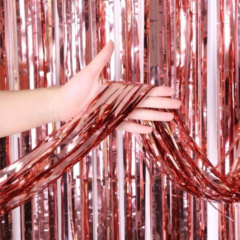 Kurtyna dekoracyjna rose gold, 100 x 200cm Kurtyna dekoracyjna rose gold, 100 x 200cm