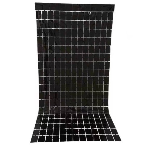 Kurtyna panelowa 200x100 cm czarna Kurtyna panelowa 200x100 cm czarna
