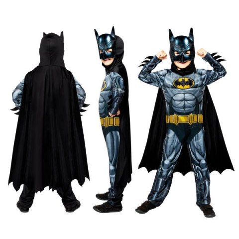 Strój, Kostium przebranie Batman Czarny 8-10 lat Strój, Kostium przebranie Batman Czarny 8-10 lat