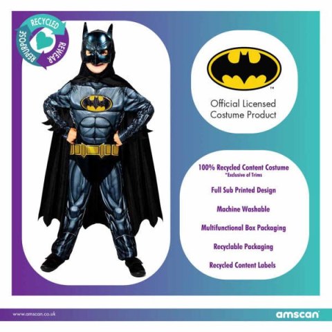 Strój, Kostium przebranie Batman Czarny 8-10 lat Strój, Kostium przebranie Batman Czarny 8-10 lat