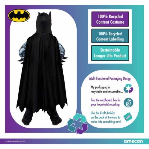Strój, Kostium przebranie Batman Czarny 8-10 lat Strój, Kostium przebranie Batman Czarny 8-10 lat