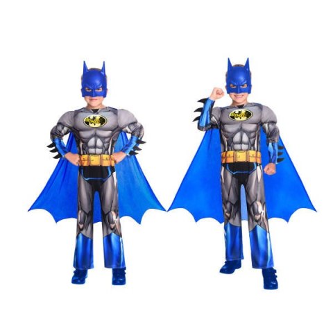 Strój, Kostium przebranie Batman niebieski Brave&Bold 6-8 lat Strój, Kostium przebranie Batman niebieski Brave&Bold 6-8 lat