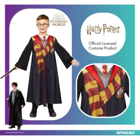 Strój, Kostium przebranie Harry Potter Deluxe 8-10 lat Strój, Kostium przebranie Harry Potter Deluxe 8-10 lat