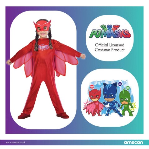 Strój, Kostium przebranie Pidżamersi Pj Masks Owlette 7-8 lat
