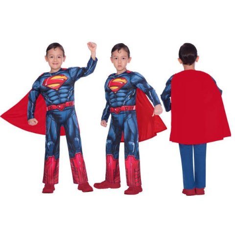 Strój, Kostium przebranie Superman 6-8 lat Strój, Kostium przebranie Superman 6-8 lat