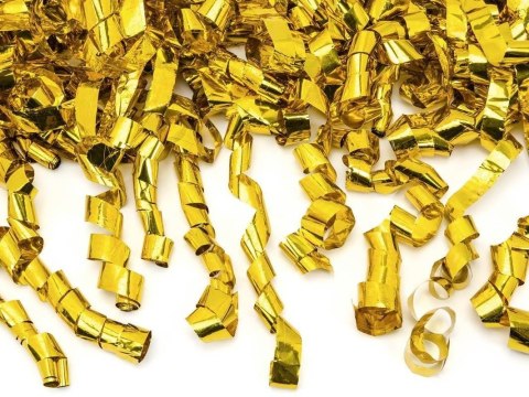 Tuba strzelająca z serpentynami, złota 60cm Tuba strzelająca z serpentynami, złota 60cm
