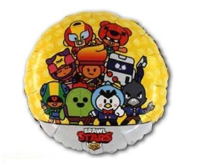 Balon foliowy Brawl Stars okrągły 46 cm Balon foliowy Brawl Stars okrągły 46 cm