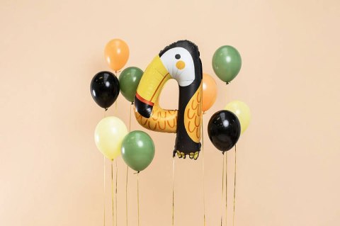 Balon foliowy Cyfra 4 - Tukan, 91 cm Balon foliowy Cyfra 4 - Tukan, 91 cm