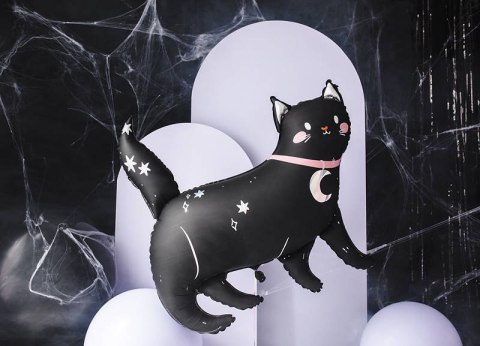 Balon foliowy Kot, halloween 96x95 cm Balon foliowy Kot, halloween 96x95 cm