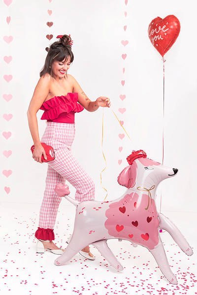 Balon foliowy Pudel, 119x108 cm Balon foliowy Pudel, 119x108 cm