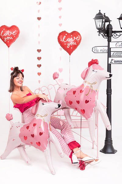 Balon foliowy Pudel, 119x108 cm Balon foliowy Pudel, 119x108 cm