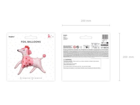 Balon foliowy Pudel, 119x108 cm Balon foliowy Pudel, 119x108 cm