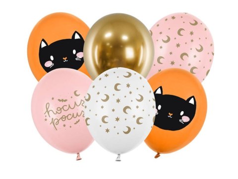 Balony 30cm, Hokus pokus mix 6 szt. Balony 30cm, Hokus pokus mix 6 szt.