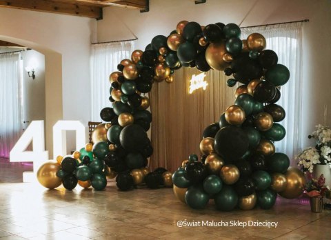 Balony C. Zielone, Decorator Metallic Forest Green, 12cm, 100 szt. Balony C. Zielone, Decorator Metallic Forest Green, 12cm, 100 szt.