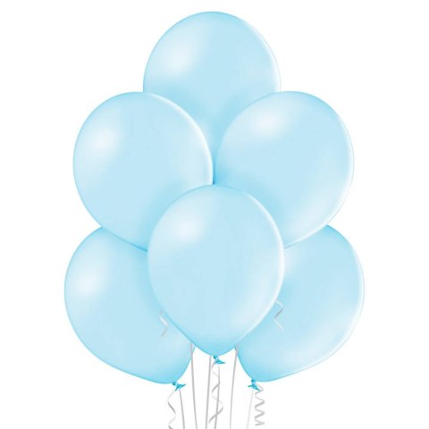Balony lateksowe B105 Niebieskie, Pastel Sky Blue, 30cm, 100 sztuk Balony lateksowe B105 Niebieskie, Pastel Sky Blue, 30cm, 100 sztuk