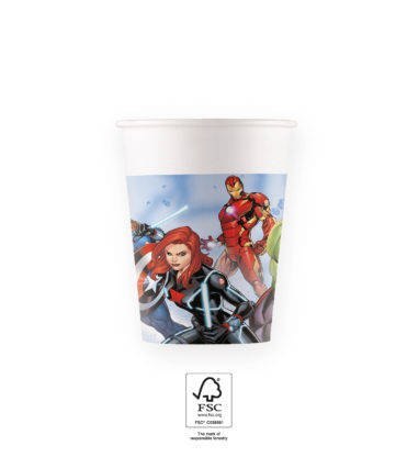 Kubeczki papierowe Avengers 200 ml, 8 szt. Kubeczki papierowe Avengers 200 ml, 8 szt.