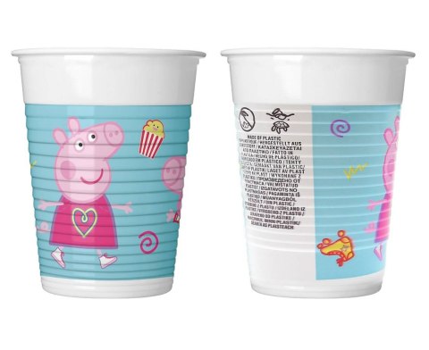Kubeczki plastikowe Świnka Peppa, 200 ml, 8 szt. Kubeczki plastikowe Świnka Peppa, 200 ml, 8 szt.