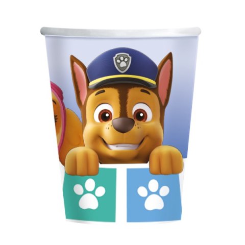 Kubeczki urodzinowe Psi Patrol, 8 szt. 250 ml Kubeczki urodzinowe Psi Patrol, 8 szt. 250 ml