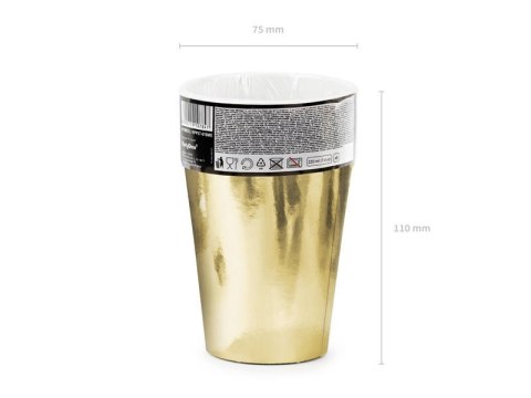 Kubeczki złote, 220ml, 6 szt. Kubeczki złote, 220ml, 6 szt.