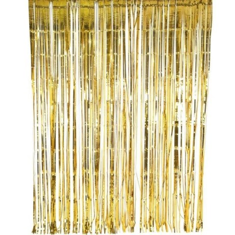 Kurtyna dekoracyjna, złota, 100 cm x 200 cm Kurtyna dekoracyjna, złota, 100 cm x 200 cm