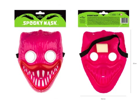 Maska przebranie Huggy Wuggy monster różowa Maska przebranie Huggy Wuggy monster różowa